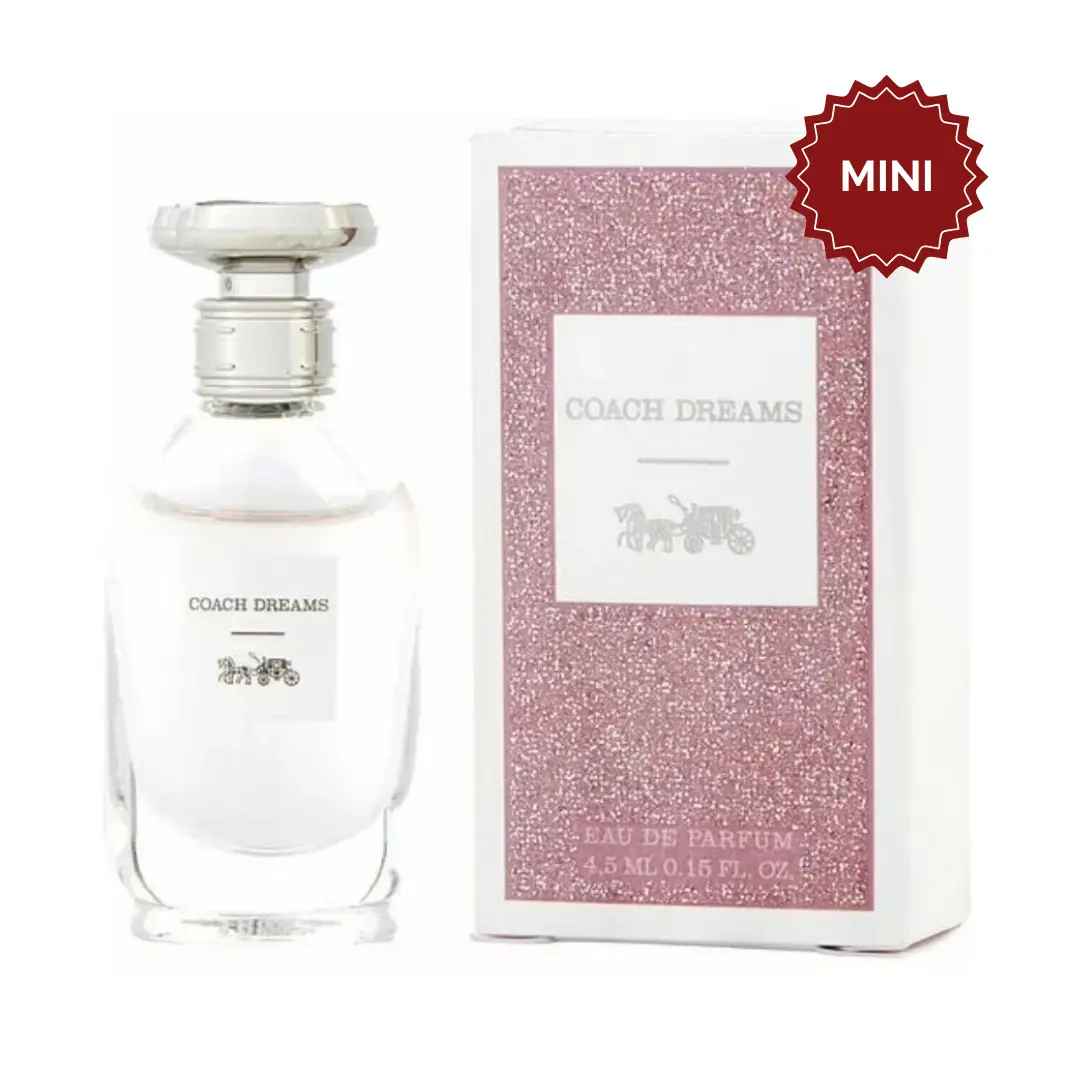 Coach Dreams Eau de Parfum Mini For Women 4.5ml | Floral Fruity Women's Perfume Travel Size | Luxury Designer Mini EDP