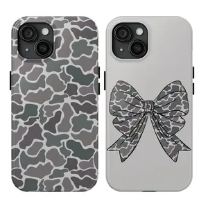 Old Camo Pattern Tough Case For Couples, iPhone Case, Camouflage Duck Hunting Pattern, Holiday Gifts, Gift For Her, Gift For Him Compatible with Samsung Galaxy S25