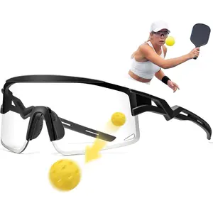 Pickleball Glasses for Men Women, Auto-Tinting Pickleball Safety Glasses with ANSI Z87.1,Pickleball Eye Protection