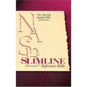 USED-Slimline Reference Bible: New American Standard Update / Blue Bonded Leather by World Bibles (Hardcover)