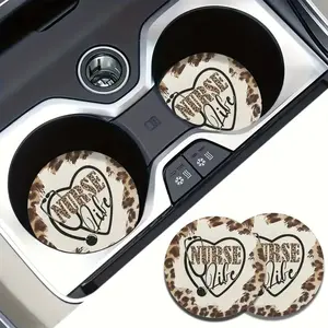 2pcs Car Cup Holder Coasters, Enhance Car Interior, Durable & Stylish Design, Perfect Gift for Car Enthusiasts, Easy Installation, Car Accessories