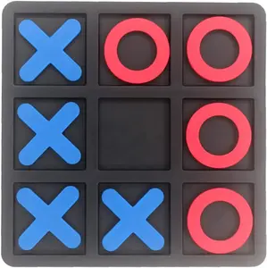 Tic Tac Toe Board Game (15 X 15 cm) | Classical Family Game | Plastic Children's Game | Portable Classic Board Game