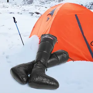 Kamperbox Waterproof Down Booties - Insulated Snow Boots for Camping & Skiing, Unisex