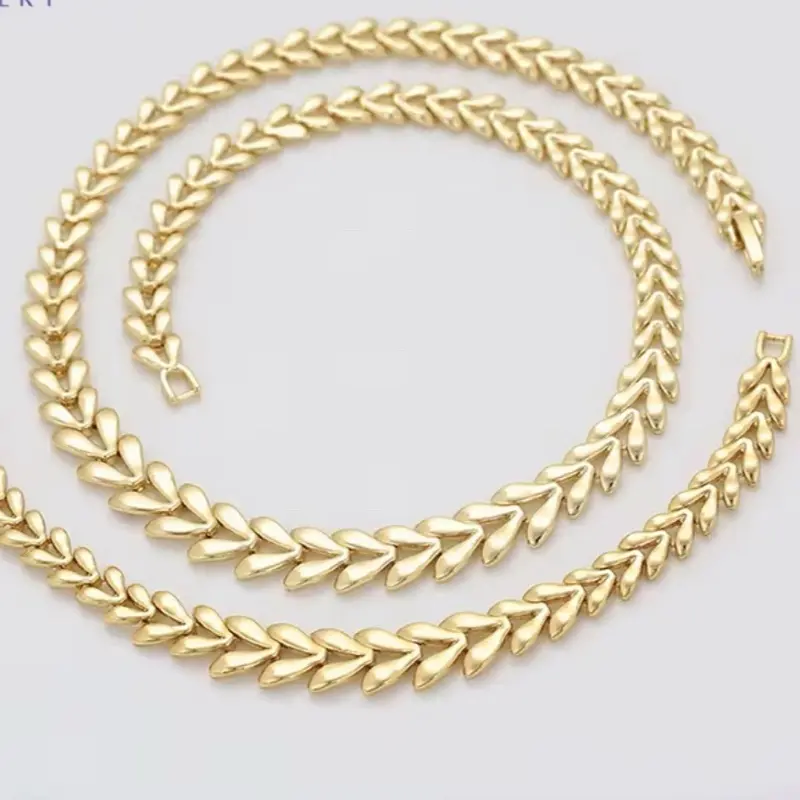 Women's Jewelry Set - 18 Inch Necklace and 7.5 Inch Bracelet