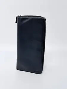 Pre-owned PRADA Leather Backpacks Authentic Baltico Saffiano Zip Around Travel Organizer Wallet W4JX