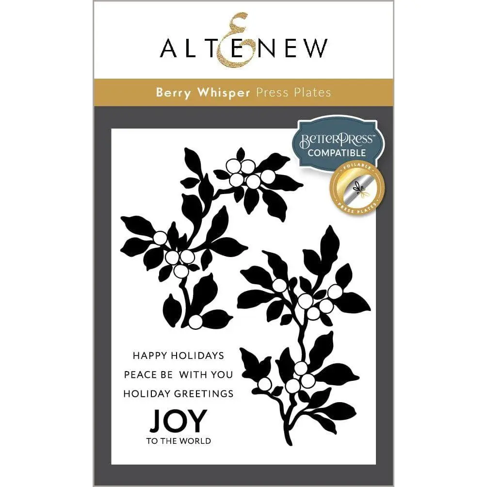Berry Whisper Press Plates/Foil Plates