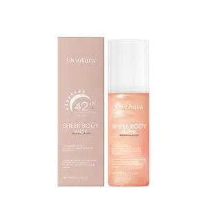Body protective spray, outdoor UV protection, moisturizing and moisturizing in summer, refreshing and non-sticky spray