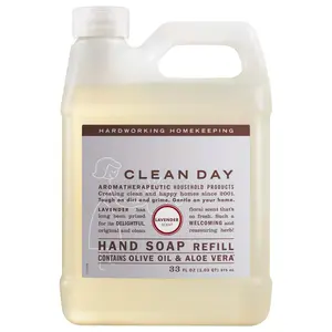 Lavender Hand Soap Refill | Moisturizing Liquid Hand Wash with Essential Oils & Aloe Vera | 33 fl oz