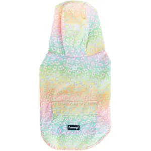Pawmigo Slumber Pawty Poncho - Ultra-Soft Water-Resistant Fabric Hooded Jacket with Colorful Design & Front Pocket for Comfortable Winter Wear