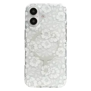 ZAGG Milan Snap Case  for iPhone 16  Floral White