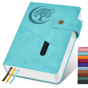 365 Page Thick Lined Journal Notebook for Men Women, A4 Large Leather Journals for Writing, Hardcover Notebooks for Work, School, Note Taking, Business, Travel Diary, College Ruled 8.5" x 11"