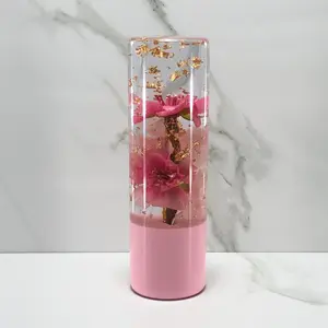 Mr__Grip 5 Inch Flower Resin Custom Shift Knob - Pink Cherry Blossom JDM