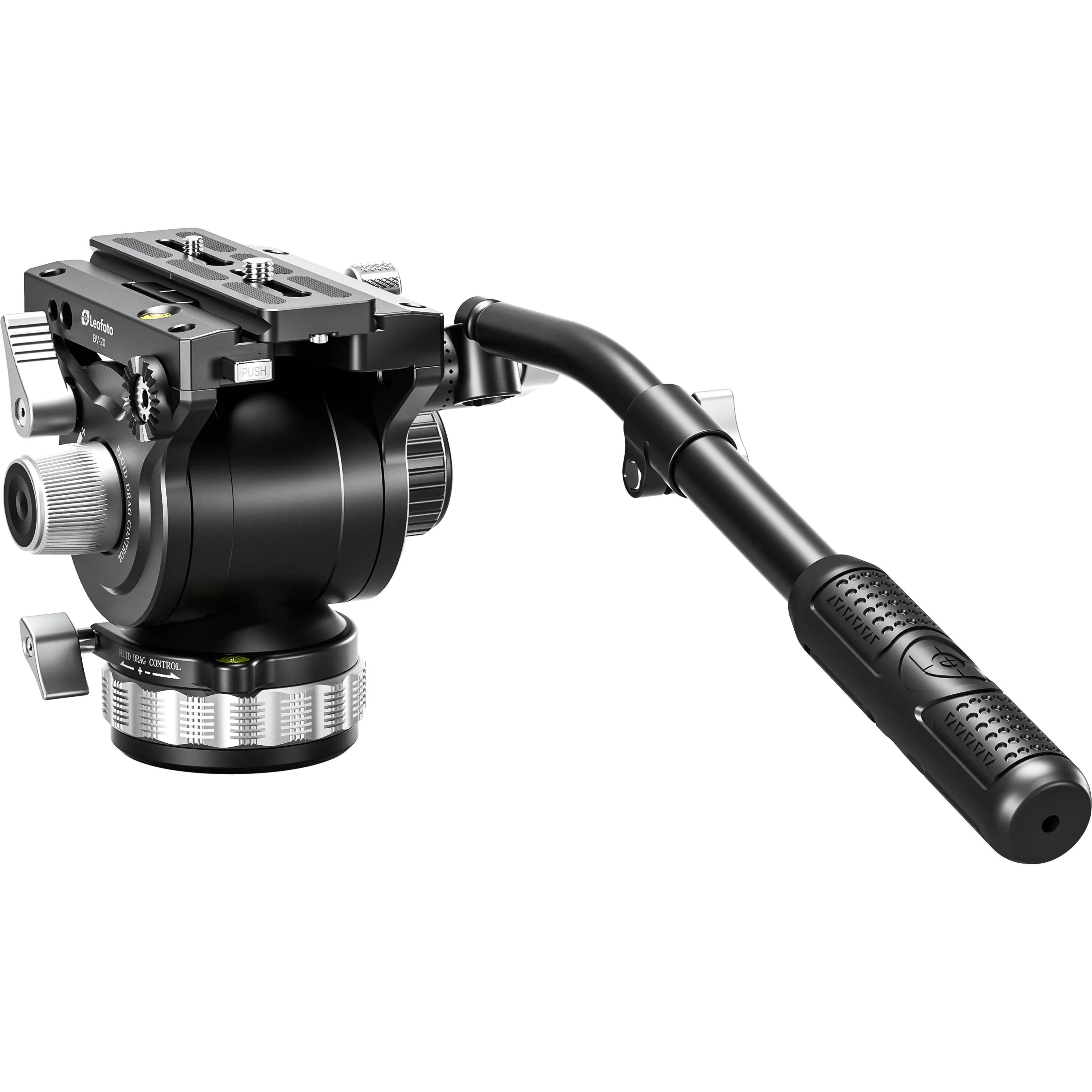 Leofoto BV-20K (Knob Clamp) Pro Fluid Video Head - Arca Standard