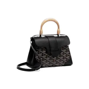 Goyard Saigon Mini Tote with Detachable Strap in Canvas and Leather