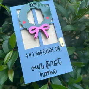 Our First Home Christmas Ornament - New Home Decor Hanging