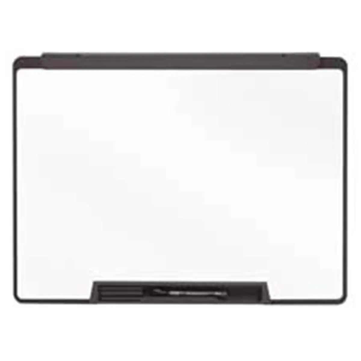 Quartet Motion Cubicle Foam Board for Coaches, 36in.x24in, with Tacking Surface, Stain-Resistant Dry-Erase, Built-In Organizer, Black Lightweight Foam