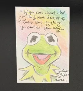 “If You Care 2” Sketch Trading Card - Created by Guy Gilchrist