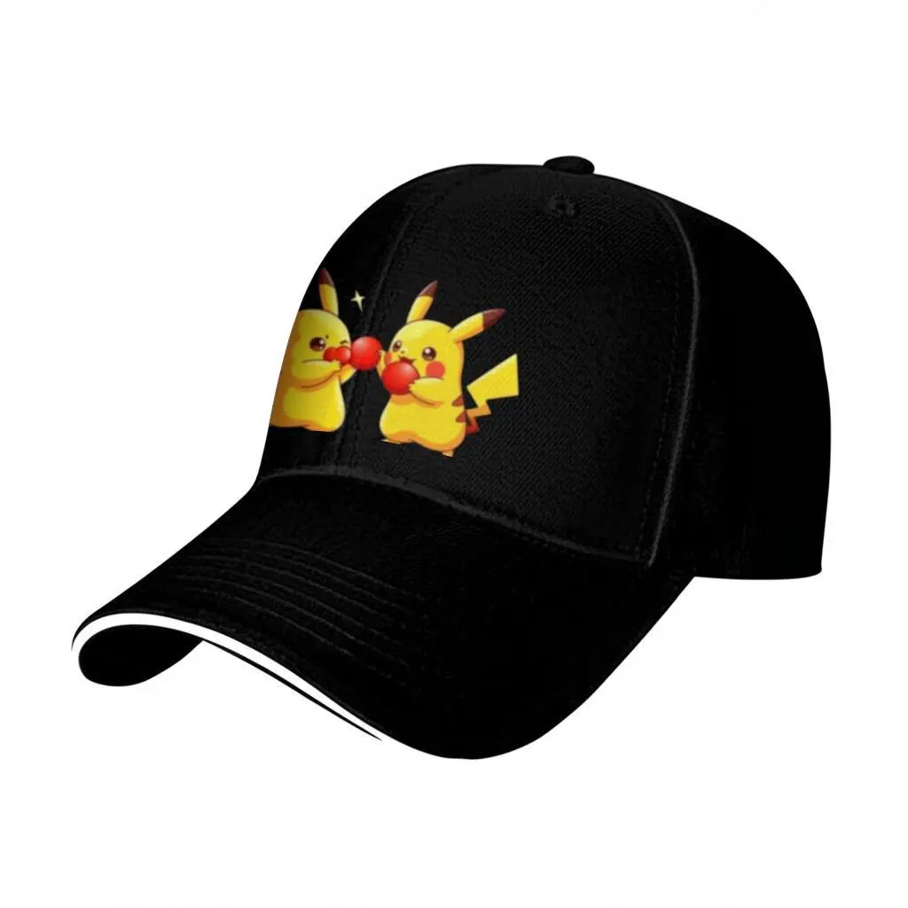 PIKACHU Printed Baseball Cap, PIKACHU Baseball Hats, Resist Hats, for Men, Unisex, Cool, Women's Ponytail Hat, New, Funny
