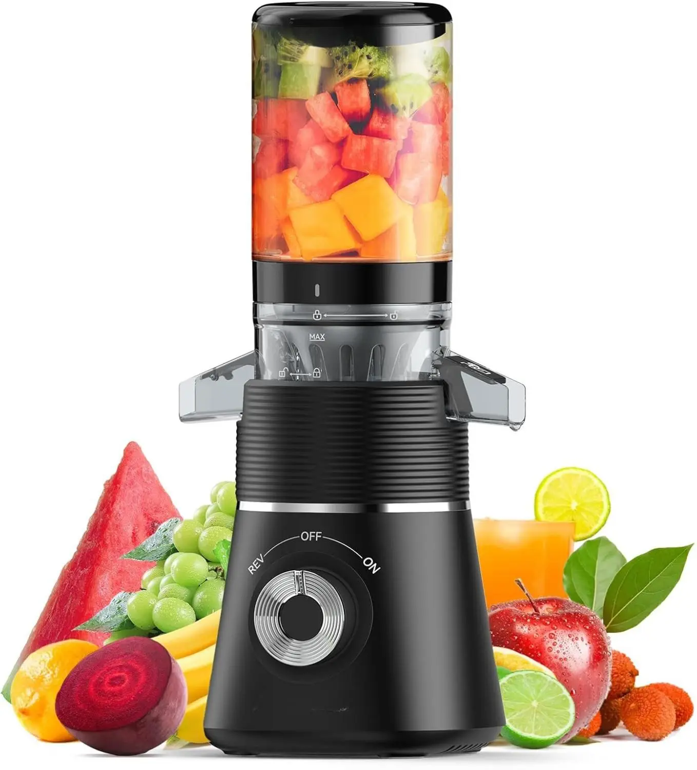 ジェロニモン　ミクラス Zasmira Cold Press Juicer SJ60, Slow Masticating Juicer with 4.13