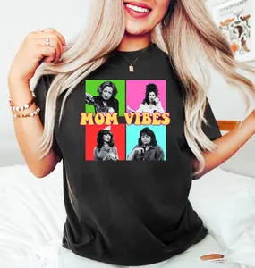 90’s Mom Vibes Shirt, Funny Mom Shirt, Retro Mother Shirt, Mom Life Shirt, Trendy Funny Mom Tee, Mother's Day Gift, Cool Mom Gifts Crewneck Fit