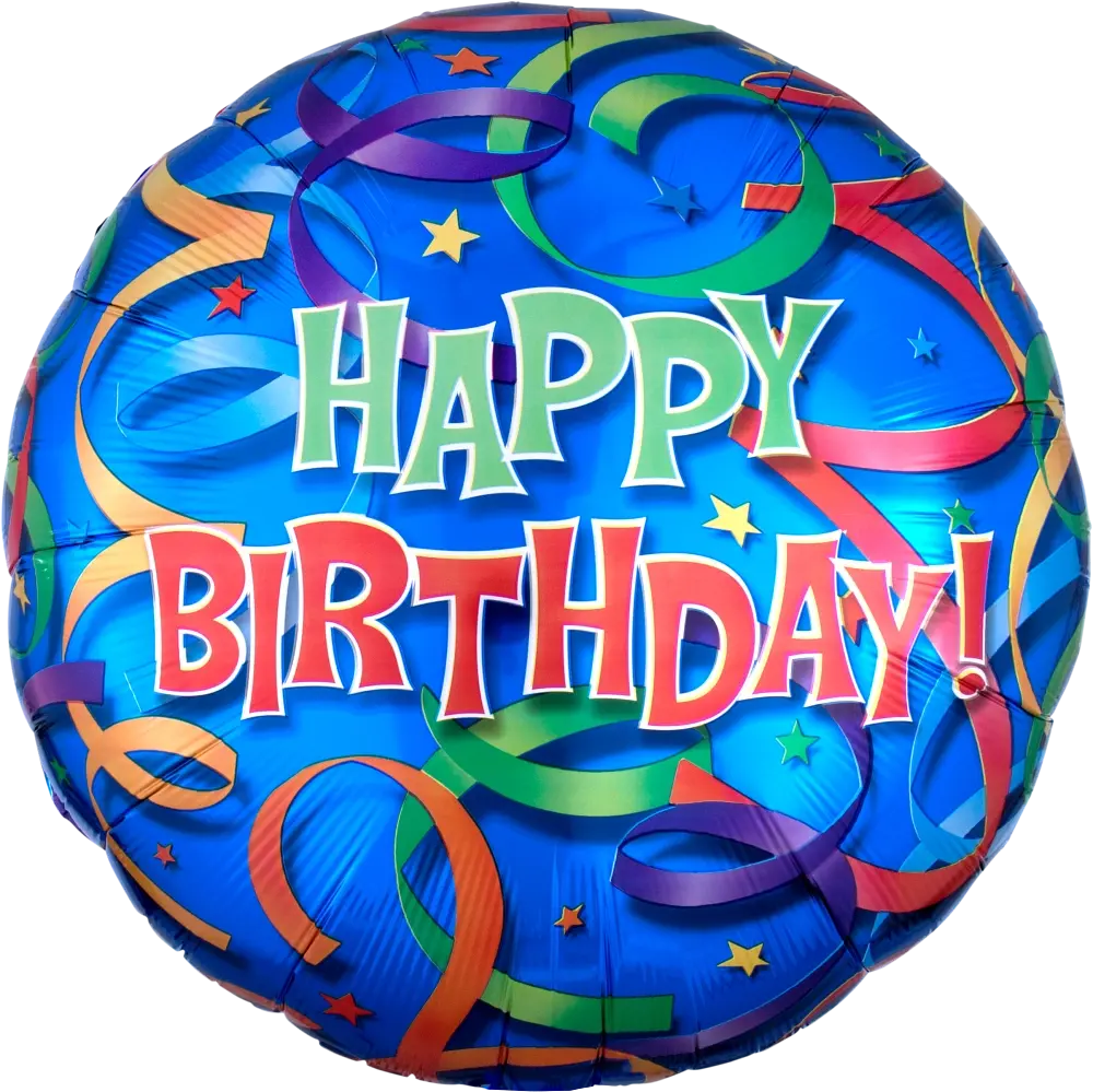 Jumbo Foil Super Shape Balloon - Streamer Design