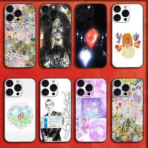 Rapper B-Bladee 333 Album Customized Silicone-TPU Shockproof Protection Phone Case - Black Z5 Mobile Accessory for iPhone 11,12,13,14,15,16,17 & Pro,XS,Max,Plus