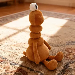Marcus the Worm Plush Soft Stuffed Animal Funny Companion Doll (29cm/11.41in) Adorable Gift for Friend and Game Lover as Room Decoration Easter Gifts