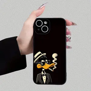 Duck Pattern Fashionable Matte Texture Phone Case for iPhone 16/16PRO/16PLUS/16PROMAX/15/15PLUS/15PRO/15PROMAX/14/14PLUS/14PRO/14PROMAX/13/13mini/13PRO/13PROMAX/12/12mini/11/Plus/Pro/Max/7/8/SE/XS/XS MAX/7P/ Cellphone Smartphone Protection Protective