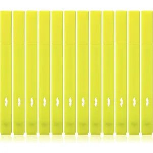 - Yellow Aesthetic  Highlighters No Bleed Through, 12 count, Chisel Tip, Cute Highlighter for Journaling Supplies and School Accessories,  Highlighters and s No Bleed
