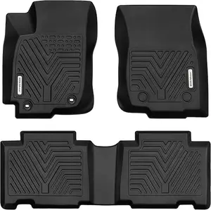 YITAMOTOR Floor Mats Compatible with 2013-2018 Toyota RAV4 Standard Models, Custom Fit Floor Liners, 1st & 2nd Row