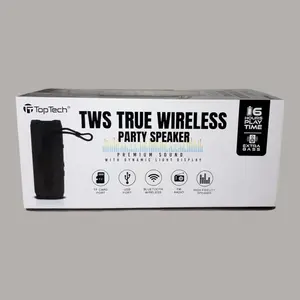TopTech TWS True Wireless Party Speaker with Bluetooth & LED Lights