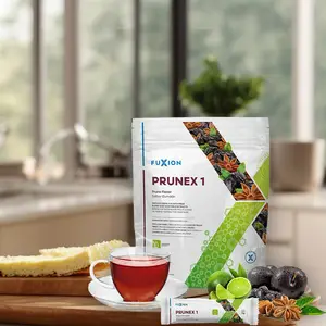 FuXion Prunex 1 - Best Colon Cleanse Detox Tea for Women & Men with Prune Flavor, Liberate The Transit in Your Digestive System - 28 Sticks (1-2 Daily) Natural Beverage Fiber Sugar Drink