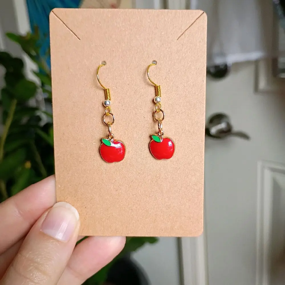 Apple Charm Earrings