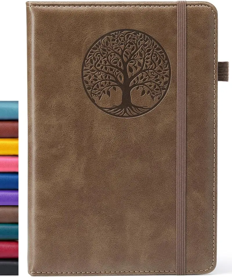 Lined Journal Notebook for Women & Men, Hardcover Leather Journals for Writing, Diary, Note Taking, Work & Travel, A5