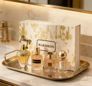 WARMKISS Luxury Perfume Gift Set, 4 Bottles ofCharming & Elegant Fragrances for Her