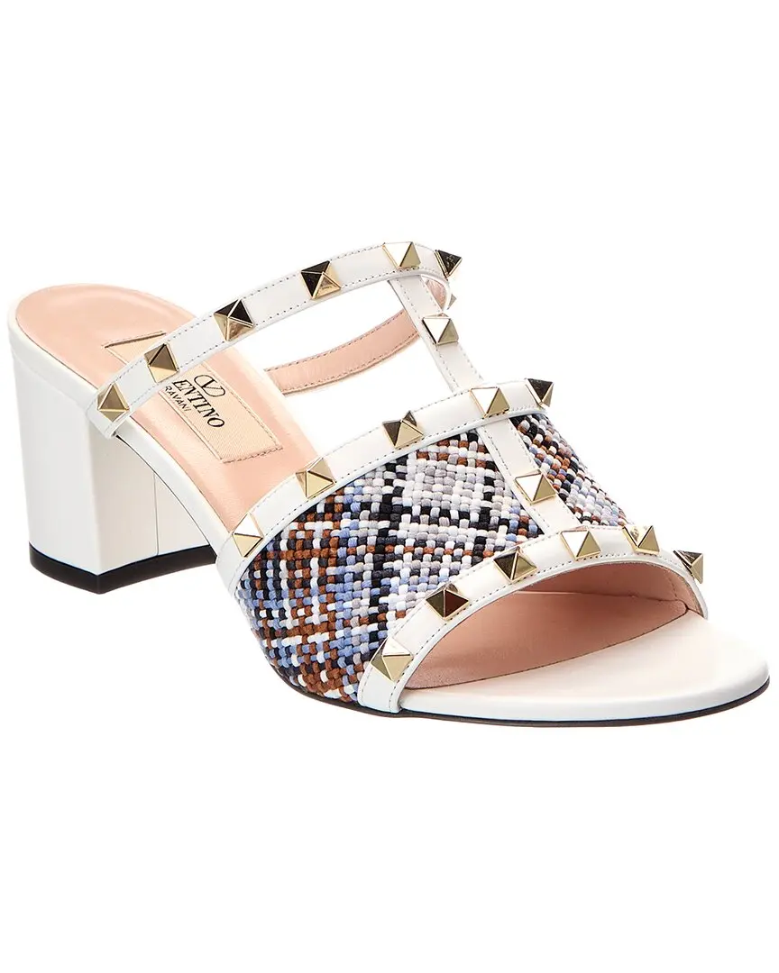 Valentino Rockstud Leather Sandal