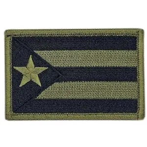 Puerto Rico State Flag Tactical Patch (“Hook” Fastener - 3.0 X 2.0-P16)