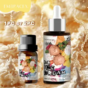 Vanilla Essential Oil Set, 10ML & 60ML, Long-Lasting Fragrance, Alcohol-Free, Ideal for Skin Care, Body Massage, Nail Care, Air Freshener