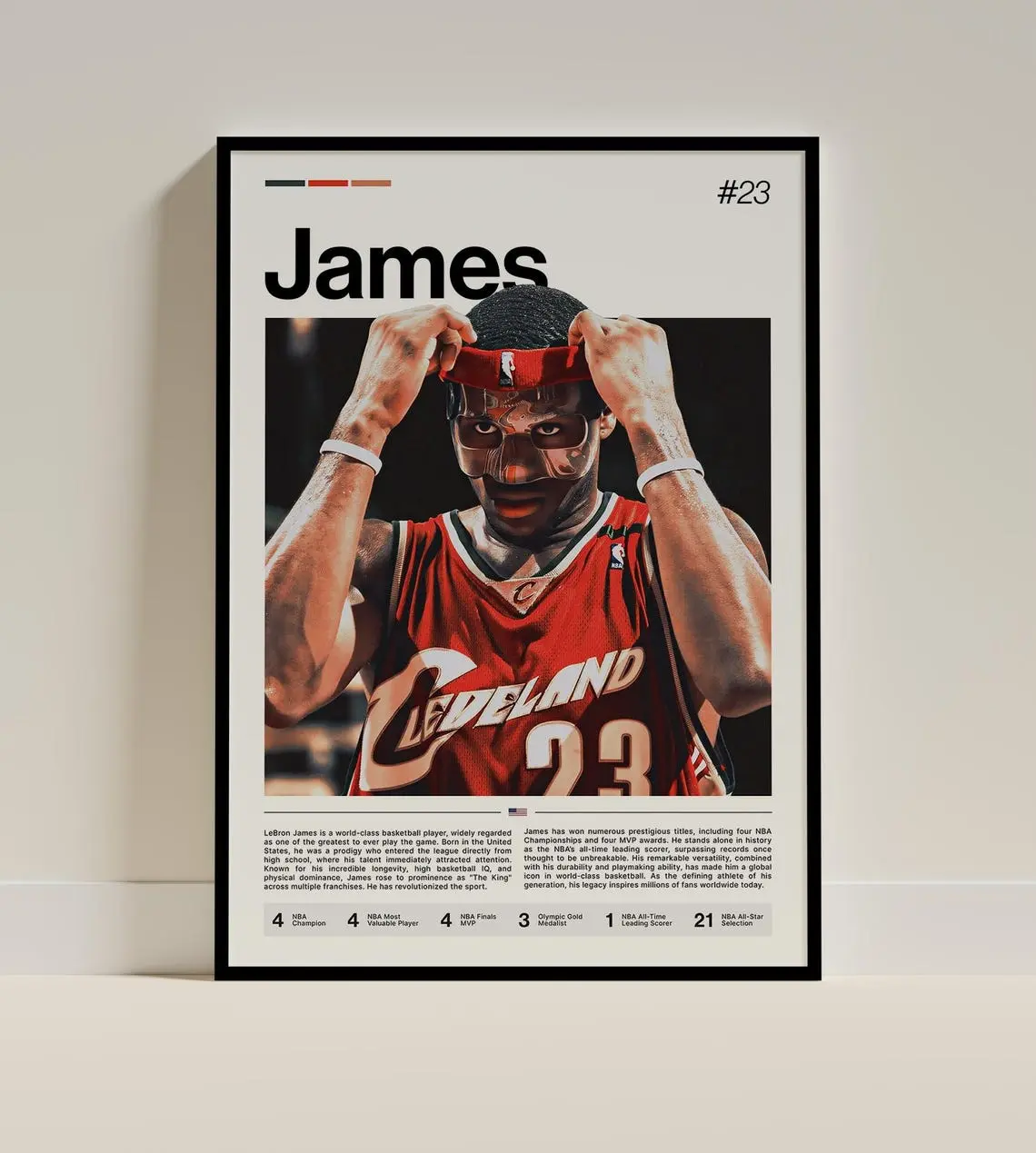LeBron James Poster, NBA Basketball Print, Sports Artwork, James Lakers NBA