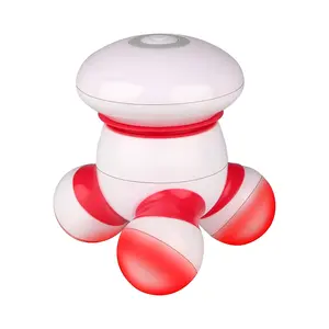 Handheld Massager Mini Portable Vibrating Body Massager with LED Light for Hand Head Neck Back Legs Arms Pain Release, Battery Operated, Easy Hand Grip