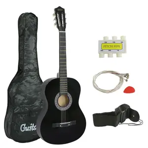 Segawe 38" New Beginners Acoustic Guitar with Case, Strap, Tuner and Pick Segawe 38" New Beginners Acoustic Guitar with Case, Strap, Tuner and Pick
