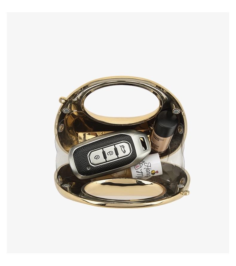 Candy Color Mini Bag, Crescent Acrylic Bag, Lipstick Coin Purse Crossbody Bag