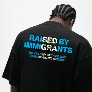Raised By Immigrants Hoodie Guatemalan Cultural Pride Sweatshirt Graphic Heritage Streetwear Pullover Cotton Menswear
