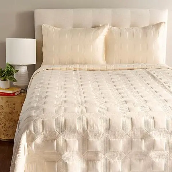Concierge Collection 100% Cotton 3-piece Quilt Set