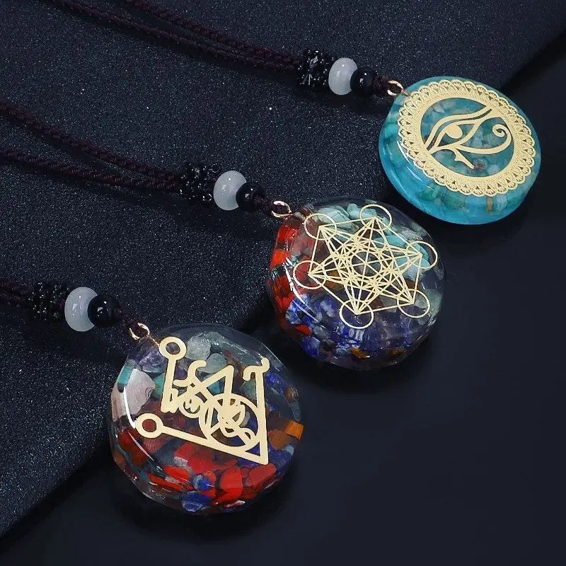 Orgonite Pendant | Necklace | Chakra | Healing | Crystal | Meditation | Reiki | Jewelry | Gift