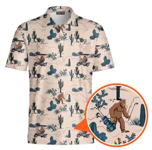 Bigfoot On The Green - Polo Shirt Master Golf