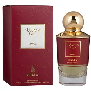 Risala  Najma Nova for Unisex Eau de Parfum Spray, 3.4 Ounce