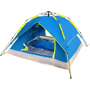 3-Person Camping Tent, Plug and Play Tent, Fully Automatic Waterproof Family Camping Tent