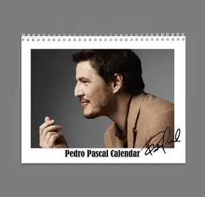 Pedro Pascal 2026 Wall Calendar with his quotes and signature