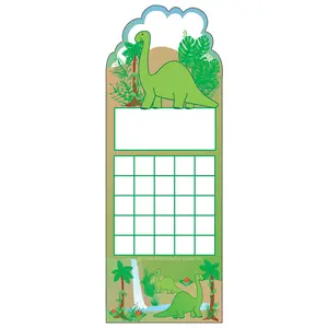 SHAPES ETC. Personal Incentive Chart - Dinosaur, Teaching Supplies, Visual Learning Tools for Office Stationery & School Educational Needs